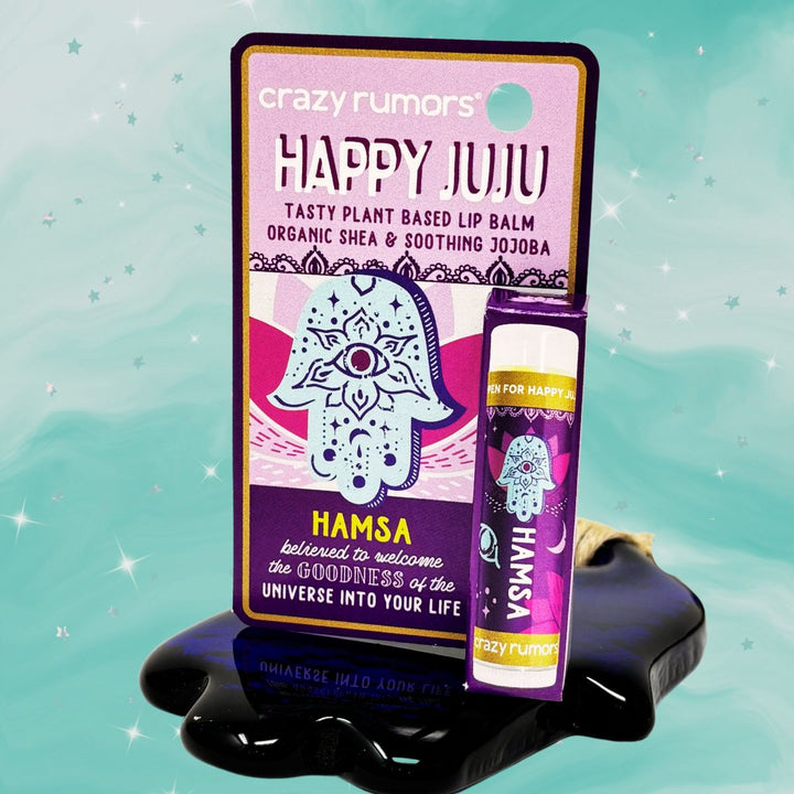 Hamsa - Happy Juju Lip Balm / Gift Hang Box
