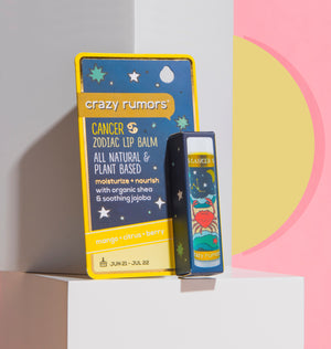 Cancer - Zodiac Lip Balm Hang Card Gift Box