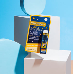Gemini - Zodiac Lip Balm Hang Card Gift Box